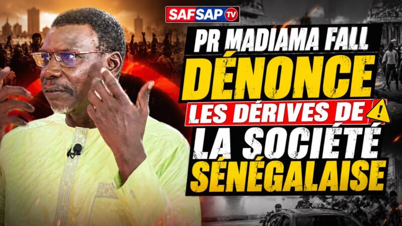 Pr Madiama Fall dénonce les dérives de la société sénégalaise (Vidéo)