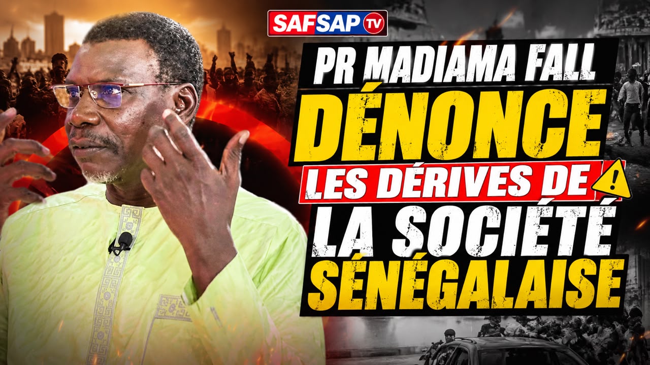 Pr Madiama Fall dénonce les dérives de la société sénégalaise (Vidéo)