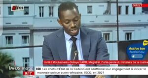 Circulaire du 10 juillet 2026 : les éclaircissements du magistrat Mouhamadou Ndiaye Sarr, porte-parole du ministère de la Justice