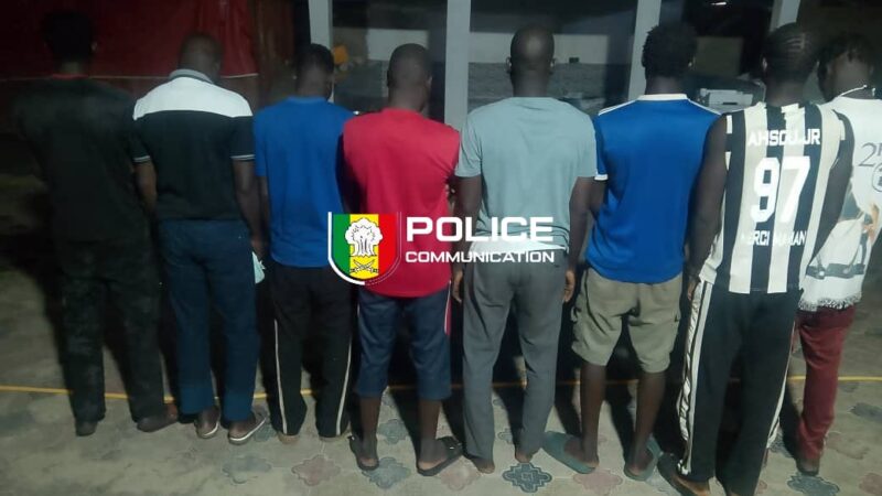 (Photos) Saint-Louis – Émigration irrégulière : une pirogue interceptée avant son départ vers les Canaries, huit arrestations