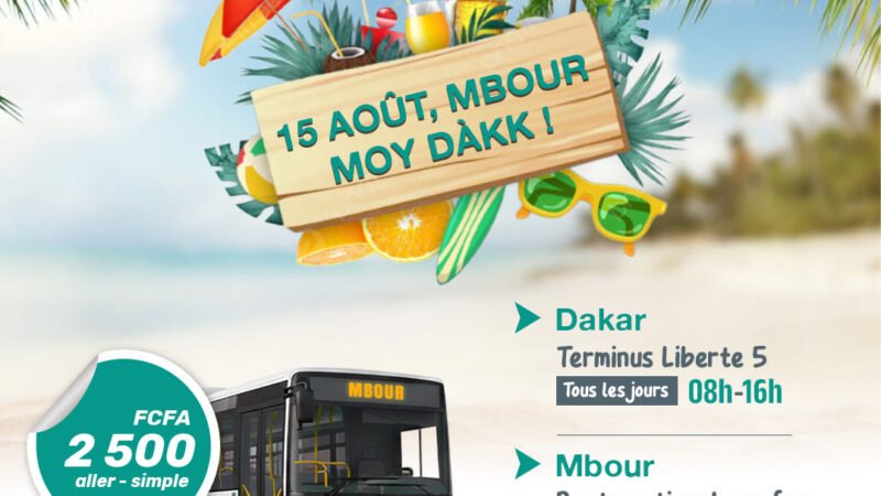 15 Août : Dem Dikk assure des navettes Dakar-Mbour à 2 500 FCFA