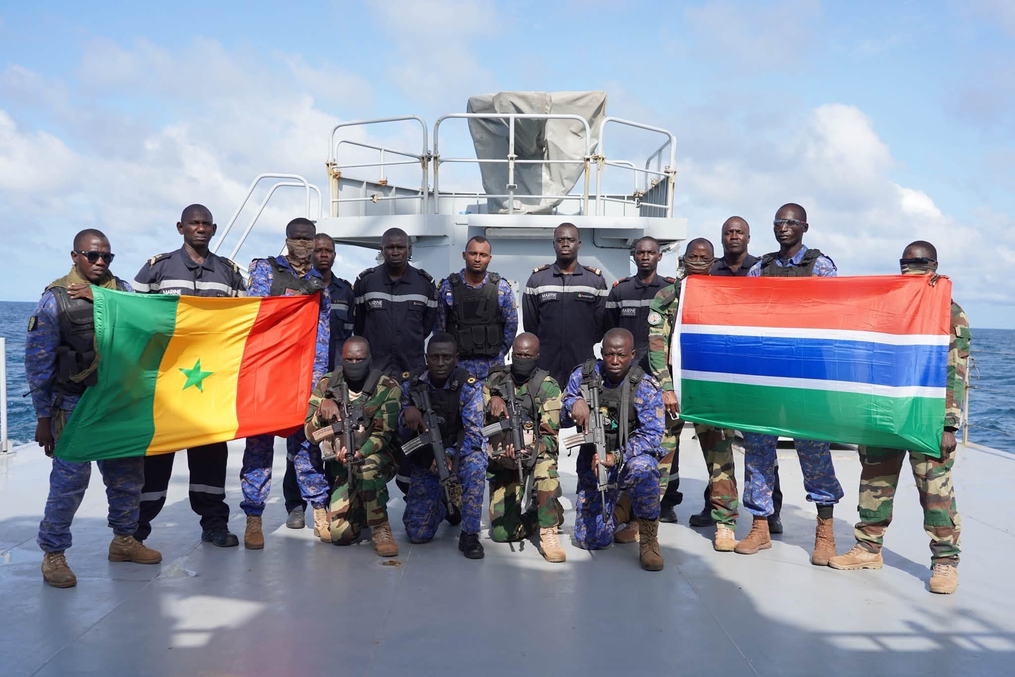 Patrouille conjointe : trois navires de pêche arraisonnés dans les eaux gambiennes