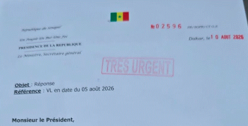 « Vos observations feront l’objet d’une étude minutieuse » : Diomaye Faye répond à Ansoumana Dione sur la santé mentale