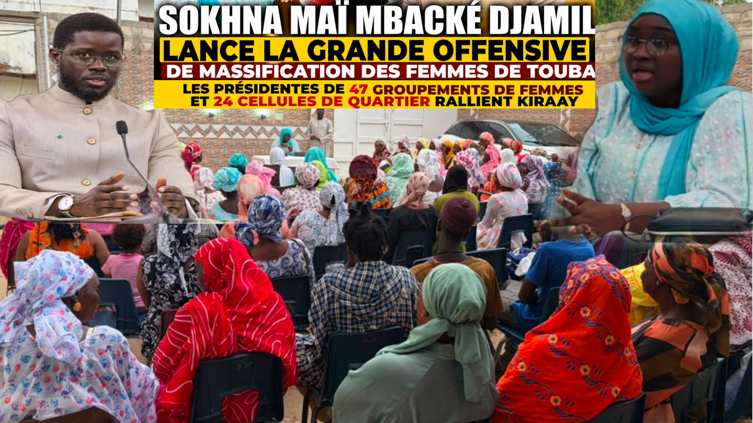 Sokhna Maï Mbacké Djamil lance la grande phase de massification de KIRAAY à Touba (Vidéo)