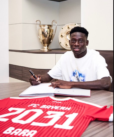 Officiel : Le Bayern Munich recrute définitivement le Sénégalais Bara Sapoko Ndiaye jusqu&rsquo;en 2031