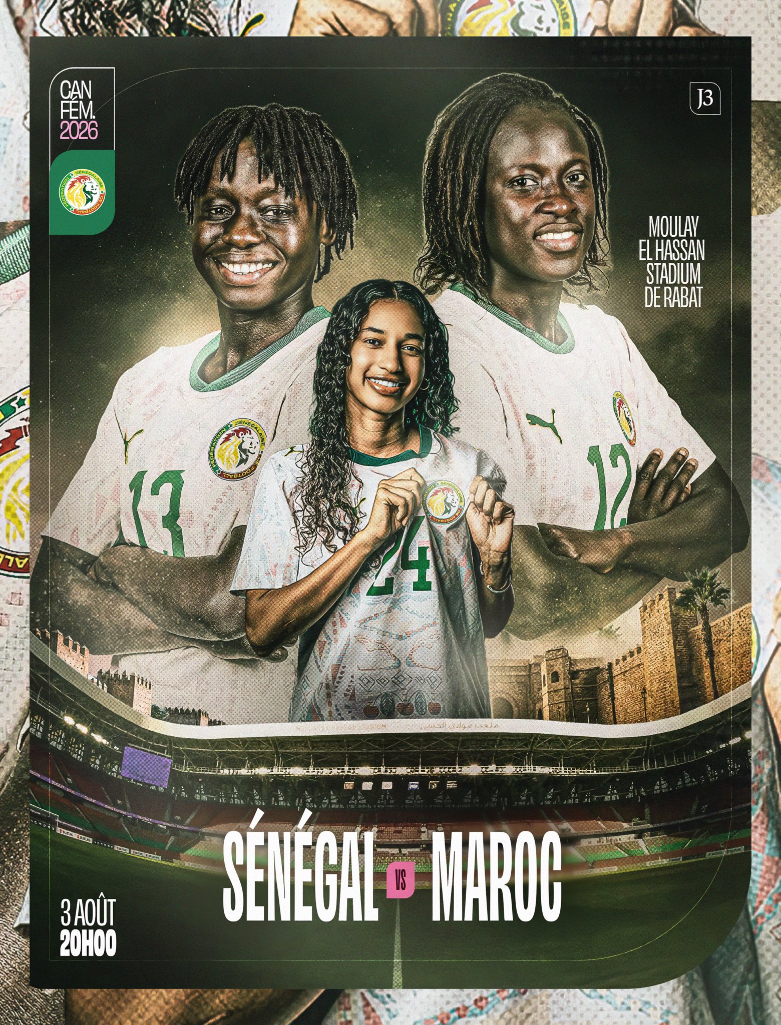 CAN Féminine 2026 : Sénégal-Maroc ce lundi à 20h à Rabat
