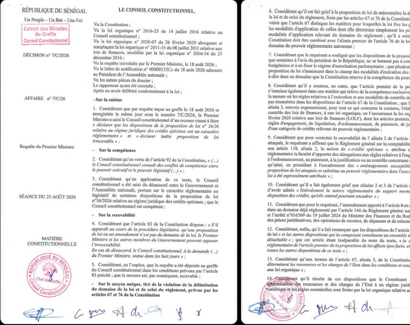 Décision du Conseil constitutionnel : Alioune Badara Diop relève une « divergence » dans le considérant 19