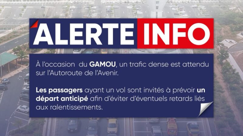 Gamou : trafic dense sur l&rsquo;Autoroute de l&rsquo;Avenir, anticipez votre départ à l&rsquo;AIBD