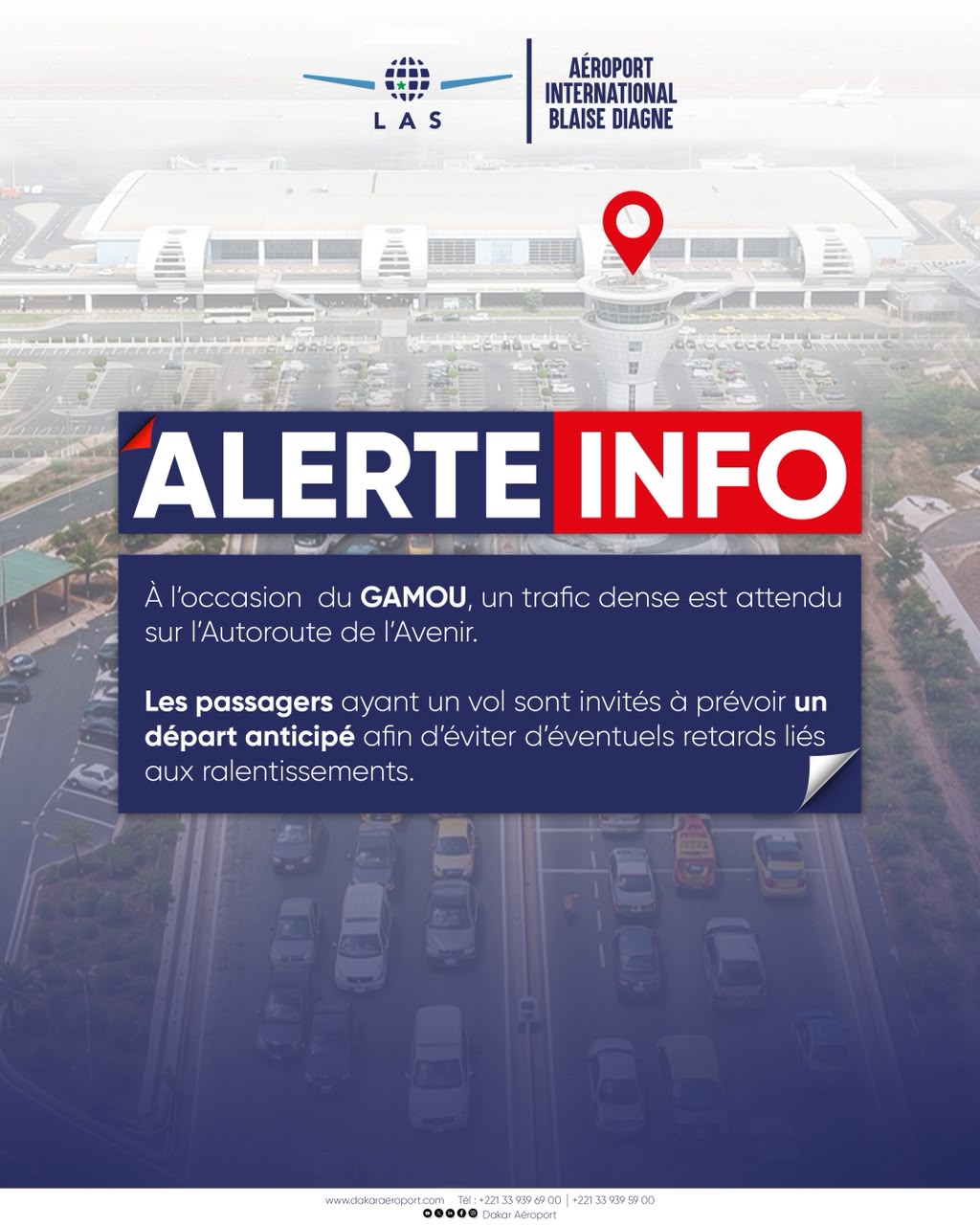Gamou : trafic dense sur l’Autoroute de l’Avenir, anticipez votre départ à l’AIBD