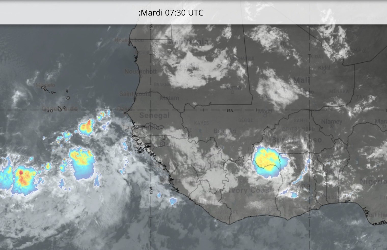 Météo : ciel éclairci à nuageux ce matin, faibles pluies dans le Sud