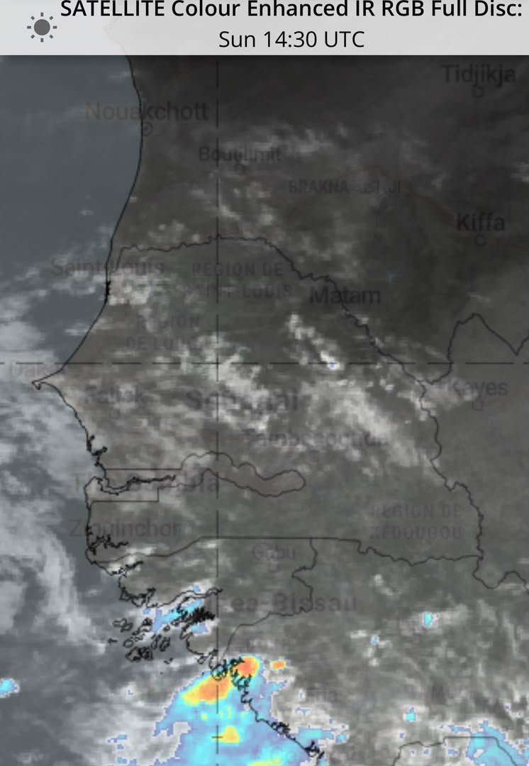 Météo du 9 août 2026 : temps calme et nuageux sur la majeure partie du Sénégal
