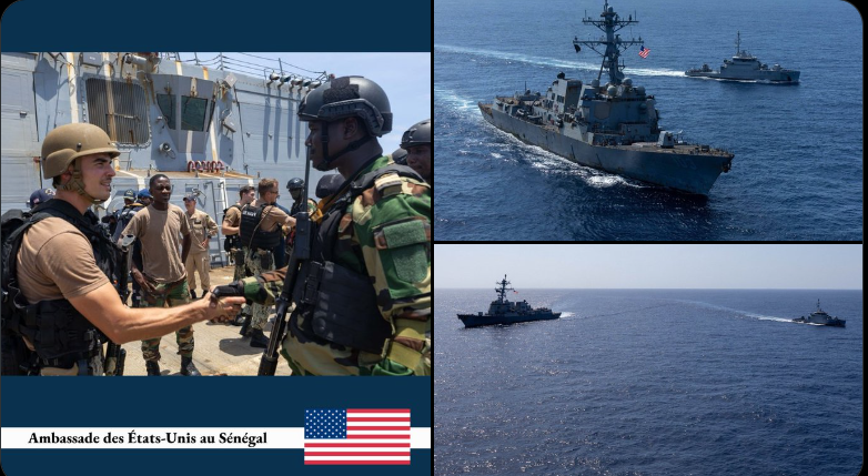 Exercice militaire : Le Sénégal s’exerce avec un lance-missiles américain en haute mer