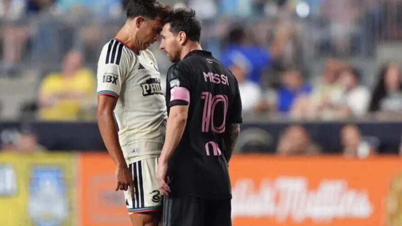 Messi écope d&rsquo;une amende pour un geste au visage d&rsquo;un adversaire
