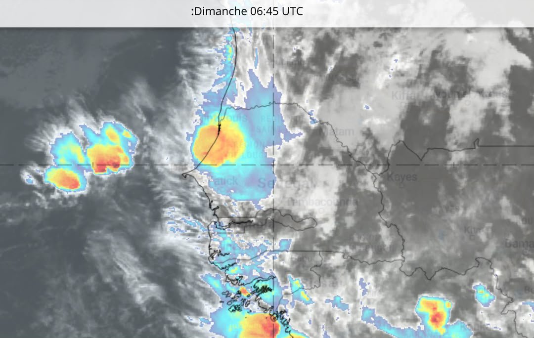 Orages et pluies sur Kébémer, Tivaouane et Louga ce matin