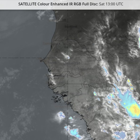 Orages isolés attendus dans 5 régions du Sénégal ce 22 août