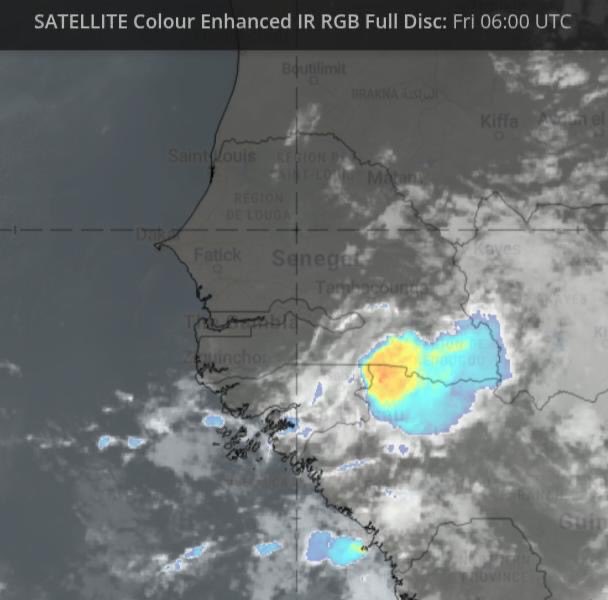 Pluies faibles possibles ce matin dans le sud du Sénégal, selon l’ANACIM