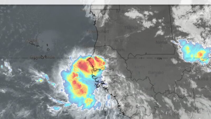 Pluies orageuses persistent ce matin sur plusieurs régions du Sénégal