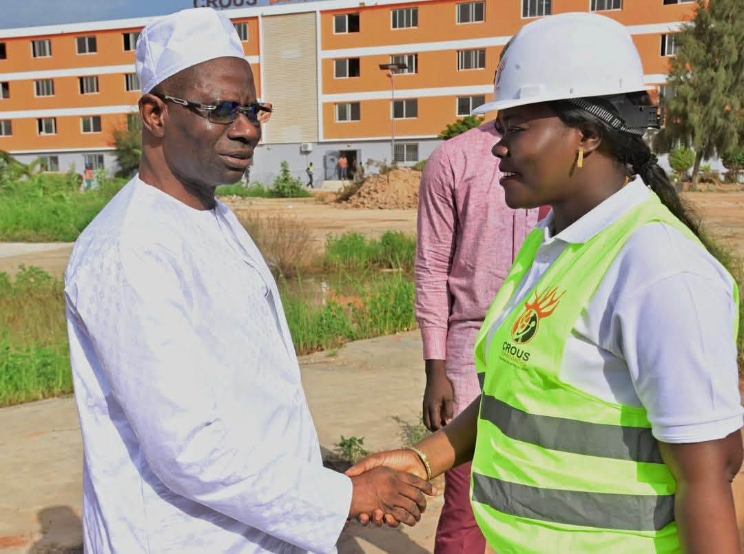 JOJ Dakar 2026 : Boubacar Camara inspecte les aménagements du CROUS de Diamniadio