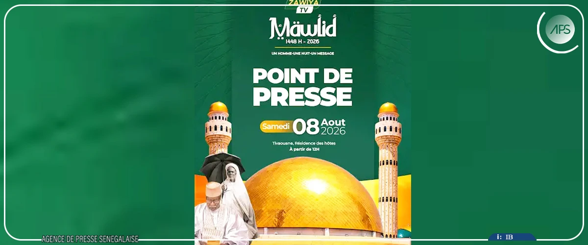 Cellule Zawiya Tijaniyya : un point de presse samedi pour présenter le programme du Gamou 2026