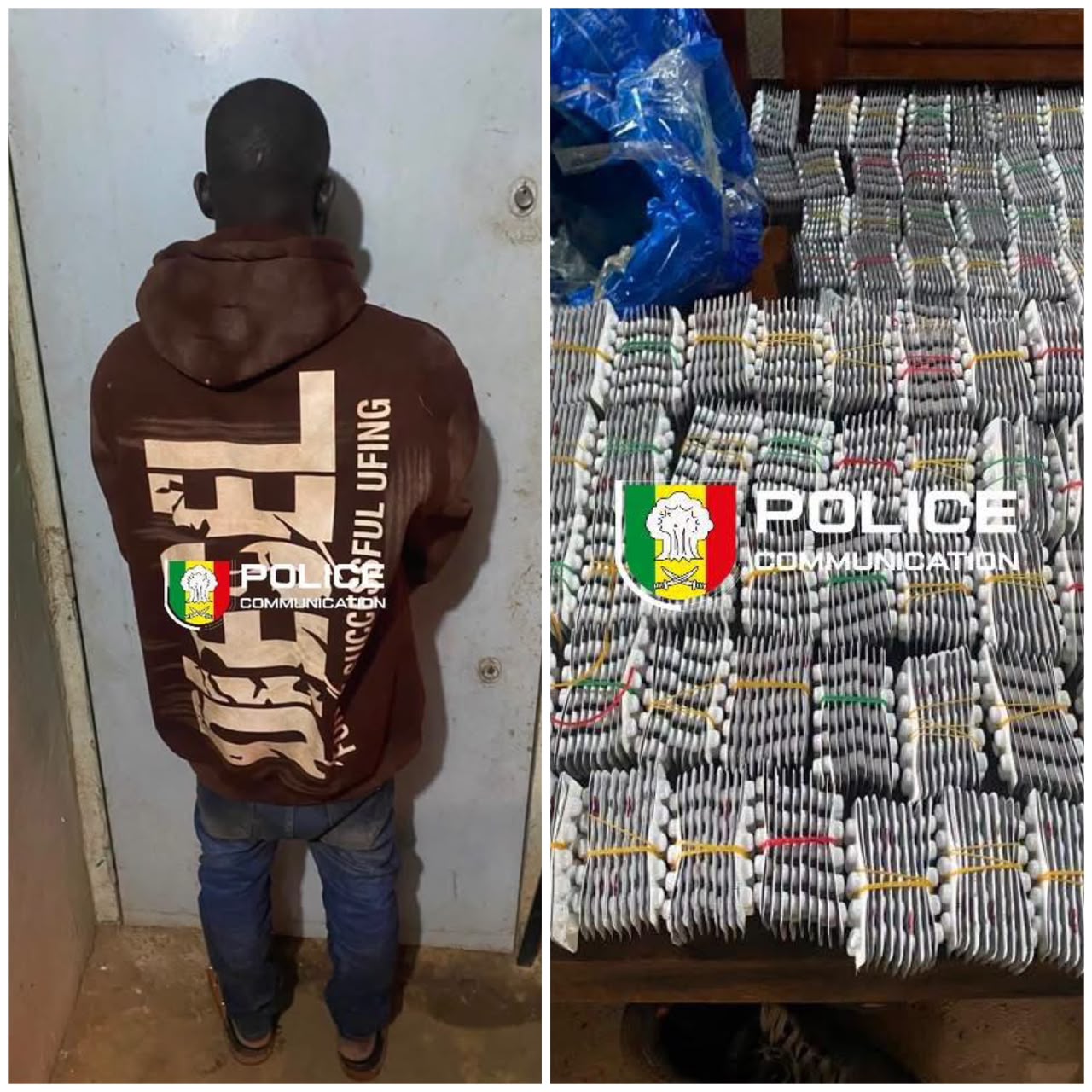 Kédougou : 11 500 comprimés de Tramadol saisis, un suspect interpellé