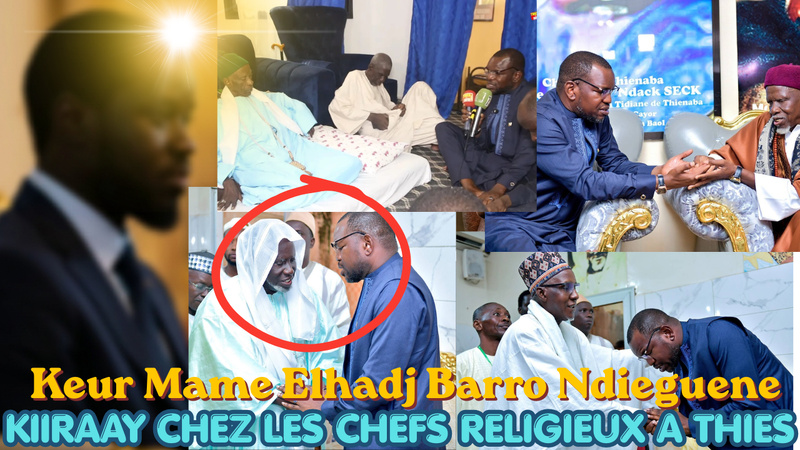 Gamou 2026 : Ousmane Diagne en tournée auprès des familles religieuses de Thiès