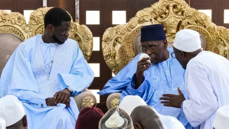 Bassirou Diomaye Faye chez le Khalife des Tidianes à Tivaouane pour le Gamou