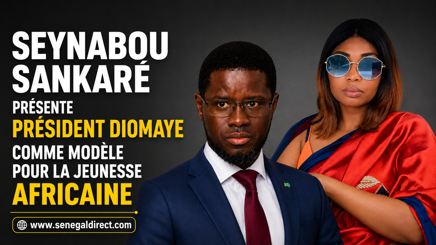 Seynabou Sankaré présente Diomaye Faye comme modèle pour la jeunesse africaine