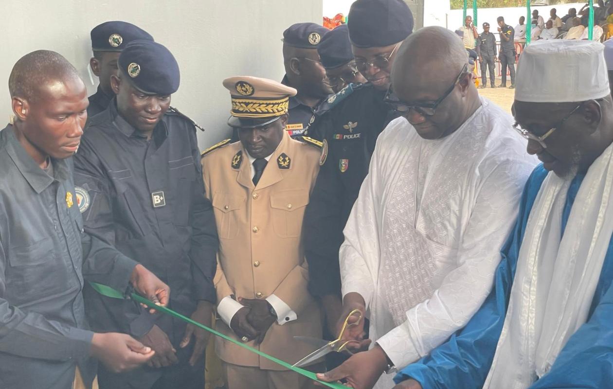 Maillage sécuritaire : le commissariat de Touba Tawfekh inauguré par le ministre Makhtar Cissé