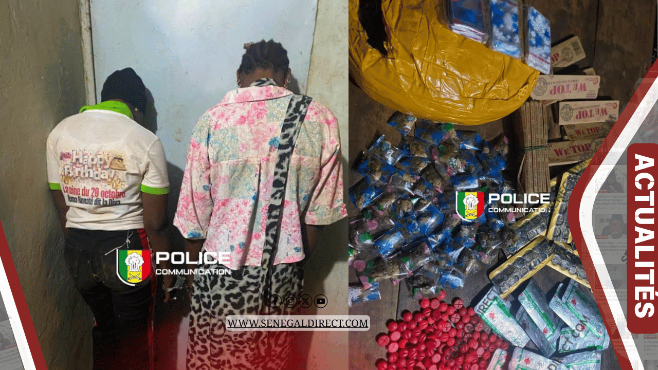 Kédougou : deux personnes arrêtées avec 313 comprimés de Tramadol et du skunk
