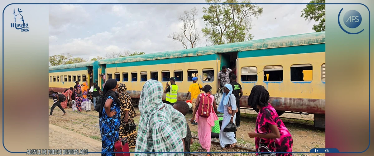 Grands Trains du Sénégal : près de 10 000 voyageurs au Gamou avec la billetterie digitale