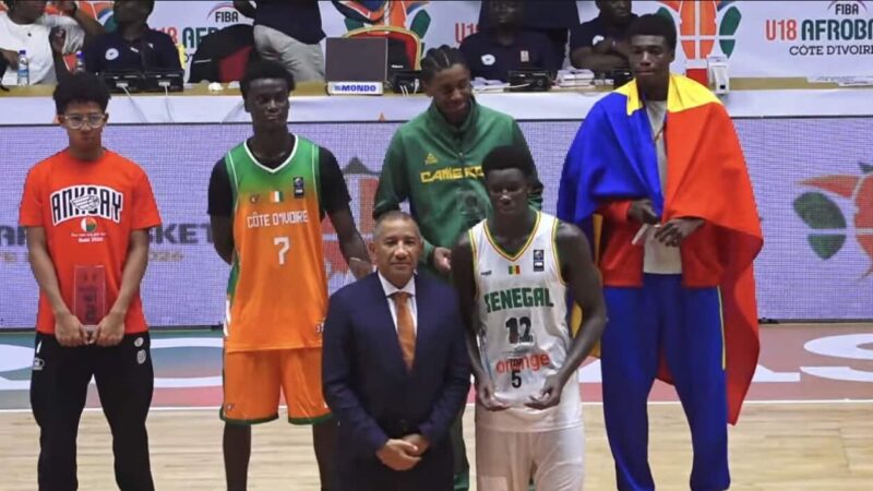 Code Mbengue dans le cinq majeur de l’AfroBasket U18 malgré la finale perdue