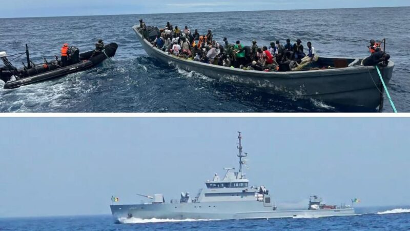 201 migrants interceptés au large de Dakhla, dont 18 Sénégalais partis de Gambie