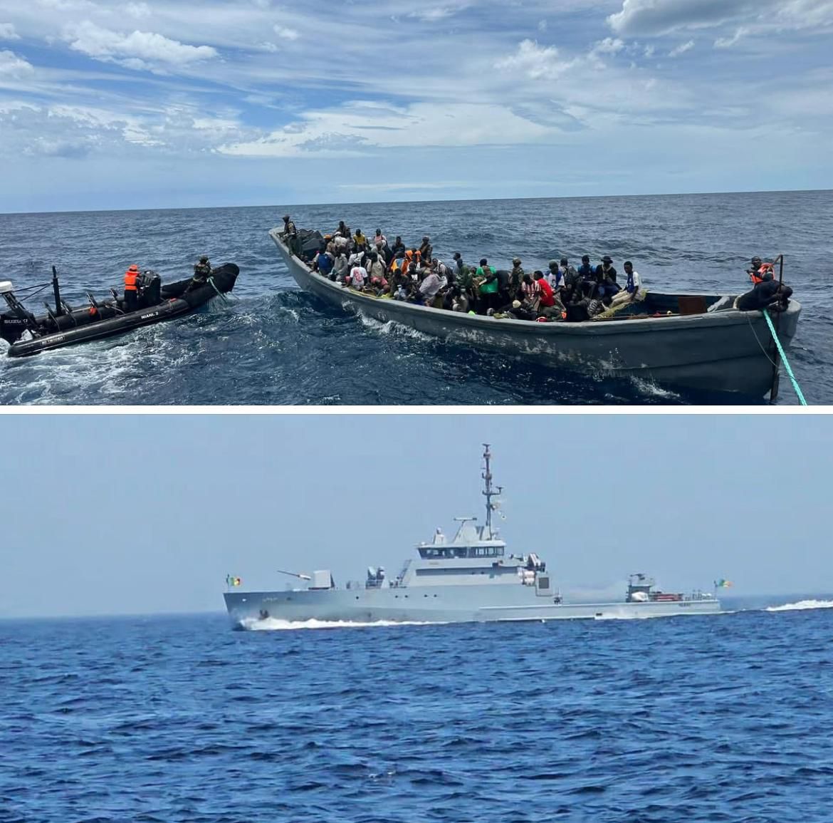 Au large de Dakhla, 201 candidats à la migration interceptés, dont 18 Sénégalais