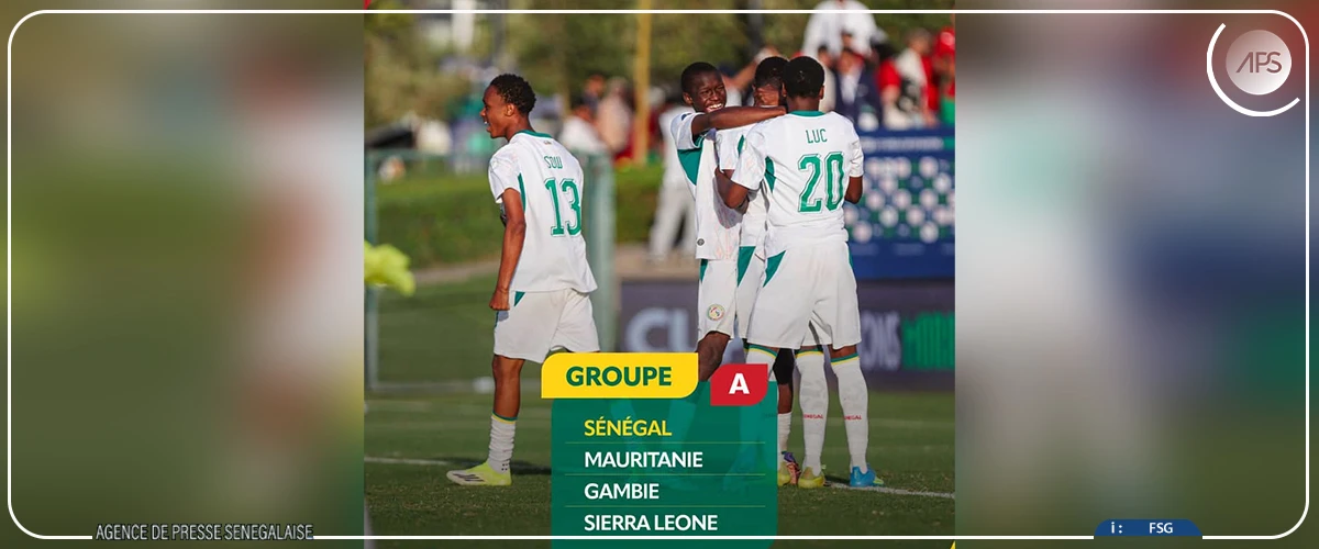 Tournoi UFOA-A U17 : le Sénégal affrontera Mauritanie, Gambie et Sierra Leone