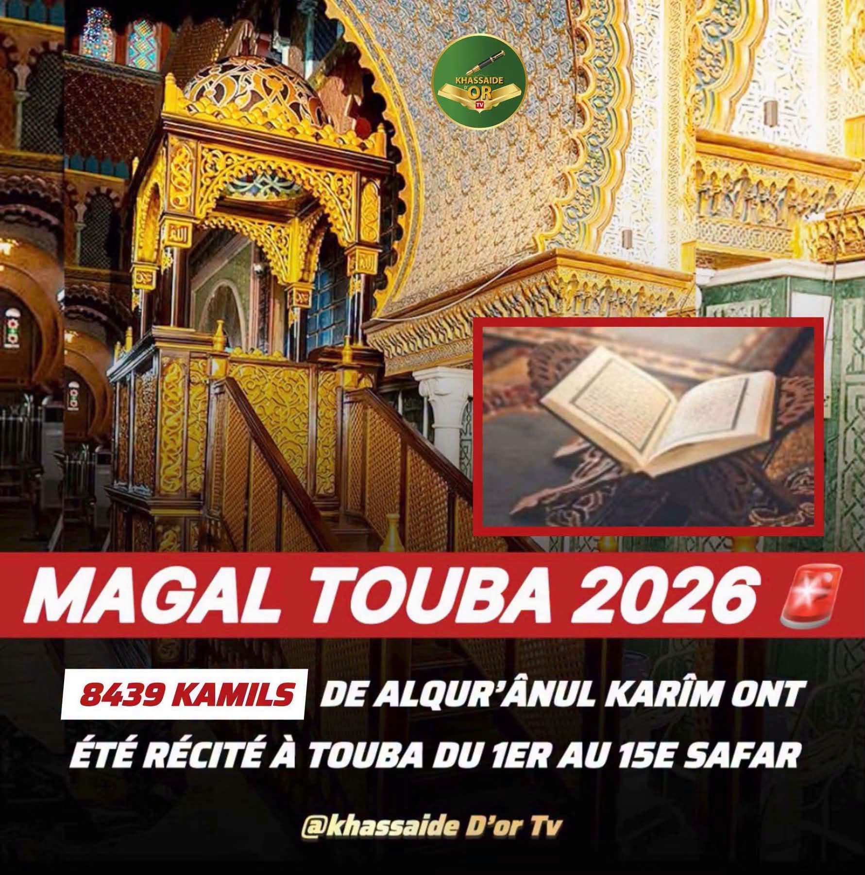 8 439 Kamils récités en 15 jours : Touba honore l’héritage coranique de Cheikh Ahmadou Bamba