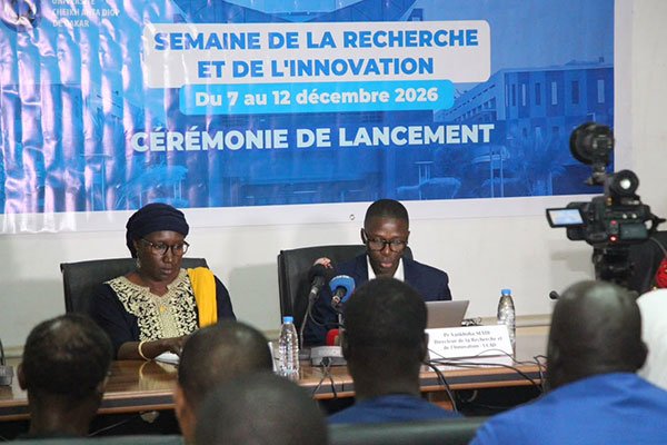 UCAD : appel à candidatures pour la Semaine de la Recherche et de l’Innovation 2026