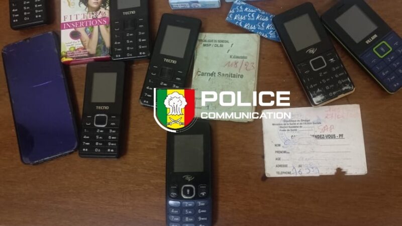 Golf Sud : dix téléphones, des préservatifs et des contraceptifs… la police démantèle un présumé réseau de prostitution