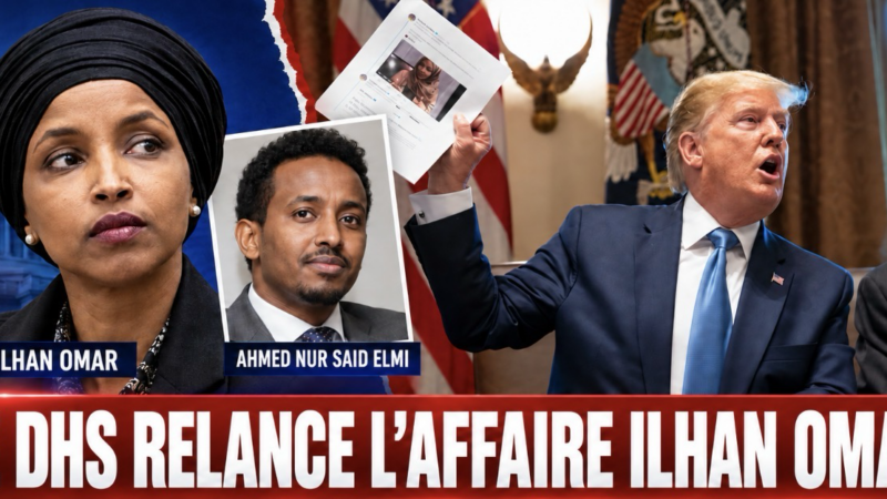 États-Unis : le DHS ouvre une enquête sur Ilhan Omar, accusée d’avoir épousé son frère