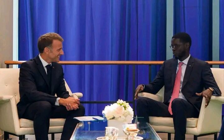 ONU : Diomaye Faye s’entretient avec Emmanuel Macron