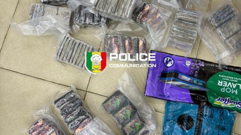 Dakar : une femme arrêtée pour un colis « GP » contenant du haschisch, de la cocaïne et du MDMA envoyé par son mari depuis les USA