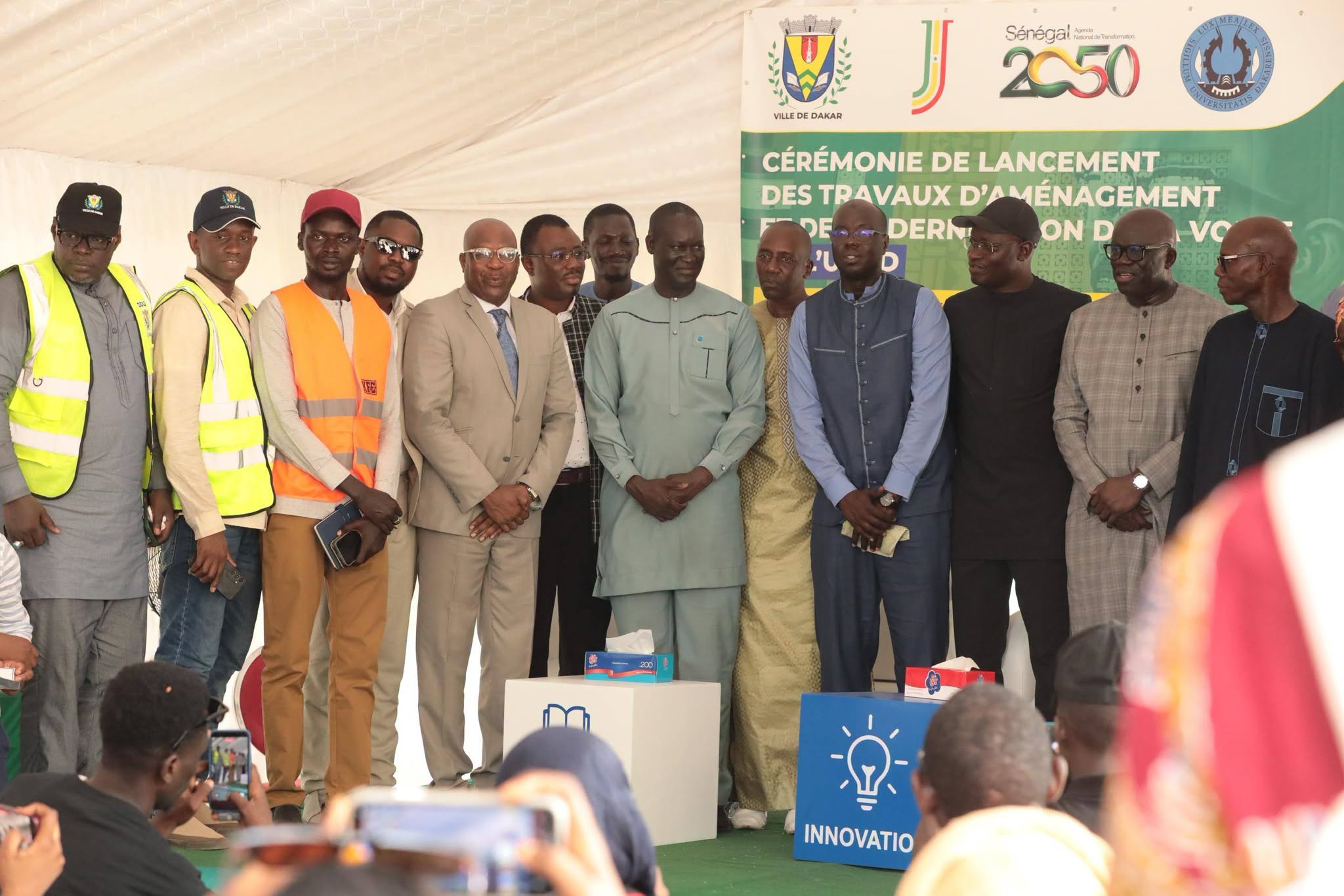 Dakar : lancement des travaux d’aménagement de deux axes de l’UCAD
