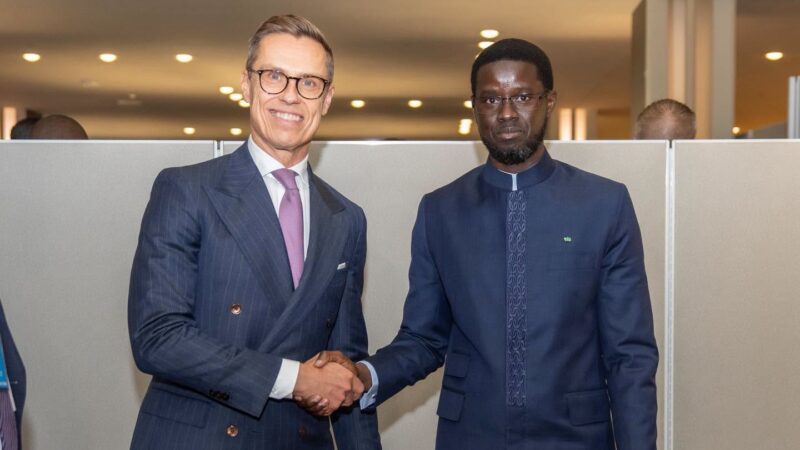 New York : Diomaye Faye et Alexander Stubb passent en revue la coopération entre le Sénégal et la Finlande