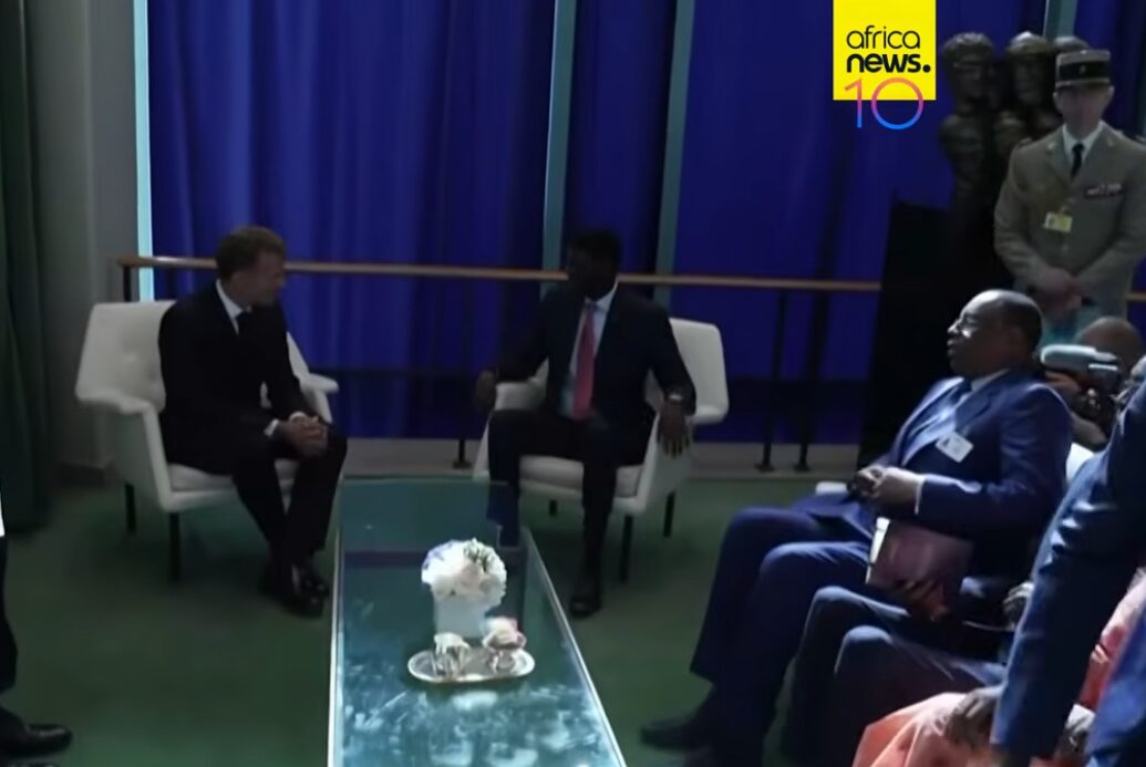 Assemblée générale de l’ONU : Diomaye Faye et Macron s’entretiennent en présence de Macky Sall (Vidéo)