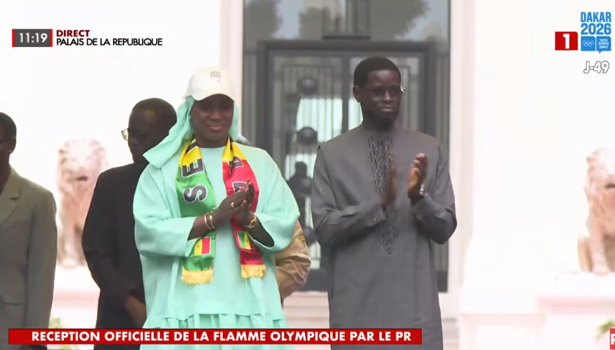 Direct Palais : Cérémonie de réception de la flamme olympique