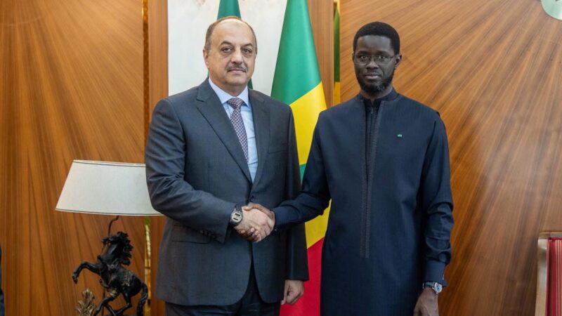 Palais de la république : Bassirou Diomaye Faye reçoit un investisseur qatari