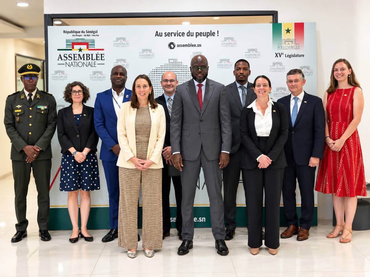 Assemblée nationale : Malick Ndiaye échange avec des parlementaires américains sur la sécurité