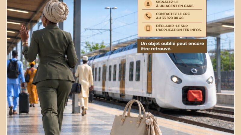 Objet oublié dans le TER : la procédure pour le signaler