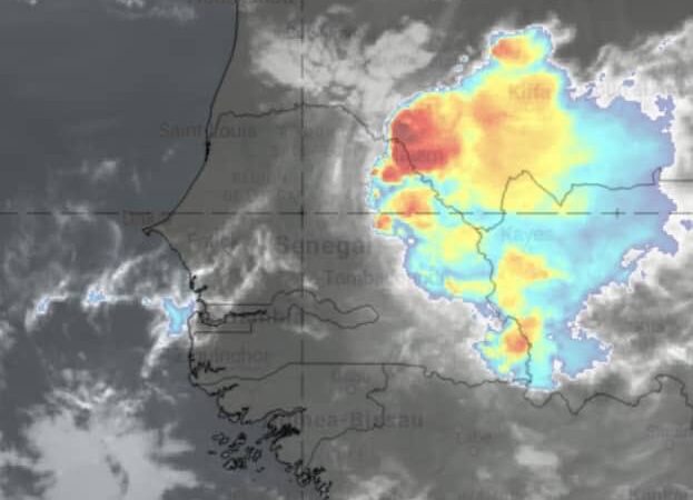 Orages en déplacement sur plusieurs régions du Sénégal ce matin