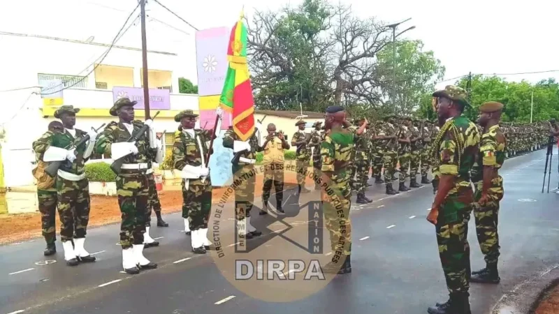 Gambie : 618 soldats sénégalais en partance après la remise du drapeau à Toubacouta