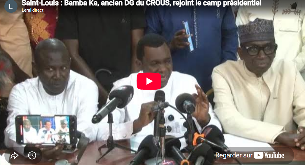 Saint-Louis : l’ex-DG du CROUS Bamba Ka passe de l’APR à Kiiraay